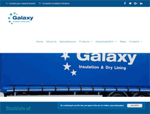 Tablet Screenshot of galaxyinsulation.co.uk